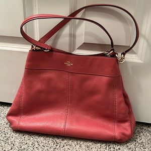 Mauve pink Coach purse